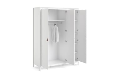Vallvidera garderobeskap 58x150 cm - Hvit - Oppbevaring - Garderober & garderobesystem