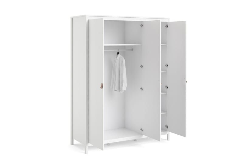 Vallvidera garderobeskap 58x150 cm - Hvit - Oppbevaring - Garderober & garderobesystem
