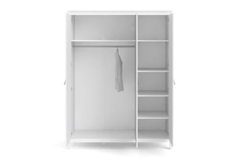 Vallvidera garderobeskap 58x150 cm - Hvit - Oppbevaring - Garderober & garderobesystem