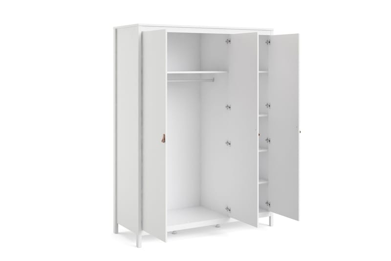 Vallvidera garderobeskap 58x150 cm - Hvit - Oppbevaring - Garderober & garderobesystem