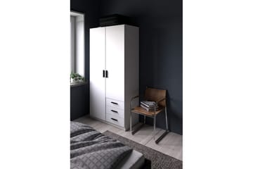 Vandana Garderobe 99x200 cm - Hvit - Oppbevaring - Garderober & garderobesystem