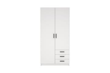 Vandana Garderobe 99x200 cm - Hvit - Oppbevaring - Garderober & garderobesystem