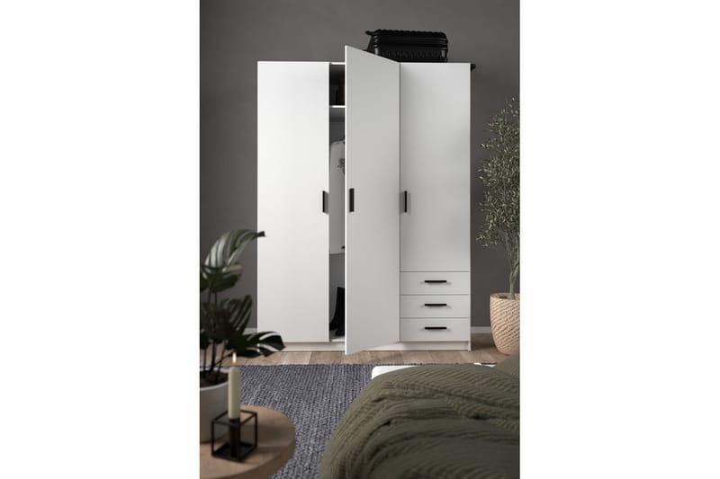 Vandana Garderobe - Hvit - Oppbevaring - Garderober & garderobesystem