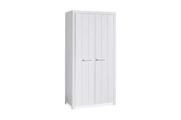 Vandeveer Garderobe 2 Dører - Hvit - Oppbevaring - Garderober & garderobesystem