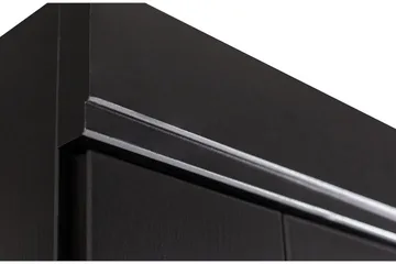 Varius Garderobe 94x53 cm 2 Dører - Furu/Svart - Oppbevaring - Garderober & garderobesystem