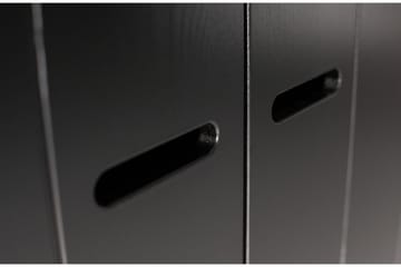 Varius Garderobe 94x53 cm 2 Dører - Furu/Svart - Oppbevaring - Garderober & garderobesystem