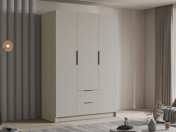 Varros Garderobeskap 150x216 cm - Beige - Oppbevaring - Garderober & garderobesystem