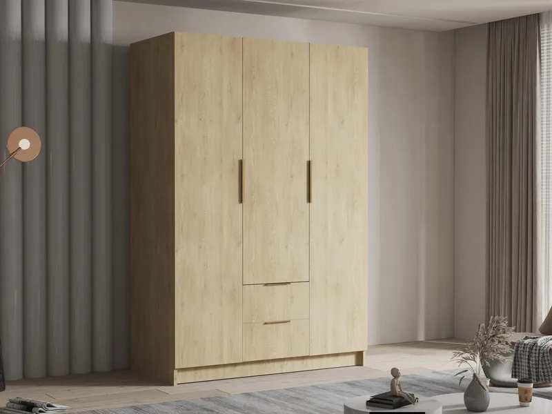 Varros Garderobeskap 150x216 cm - Brun - Oppbevaring - Garderober & garderobesystem