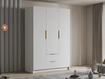 Varros Garderobeskap 150x216 cm - Hvit - Oppbevaring - Garderober & garderobesystem