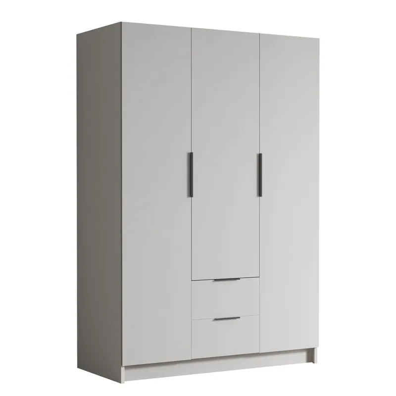 Varros Garderobeskap 150x216 cm i Malt Tre, Hvit