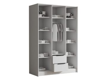 Varros Garderobeskap 150x216 cm - Svart - Oppbevaring - Garderober & garderobesystem