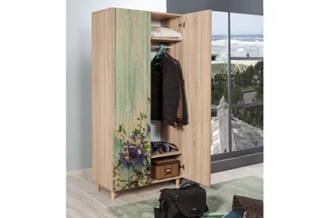 Vellavie Garderobe Kirsebærblomst - Grønn - Oppbevaring - Garderober & garderobesystem