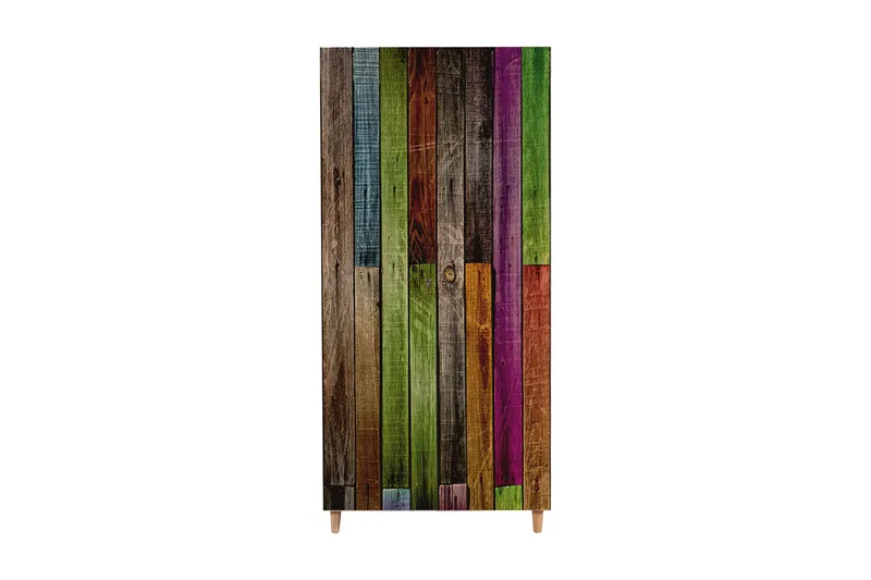 Vellavie Garderobe Regnbuepanel - Flerfarget - Oppbevaring - Garderober & garderobesystem
