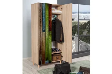 Vellavie Garderobe Regnbuepanel - Flerfarget - Oppbevaring - Garderober & garderobesystem