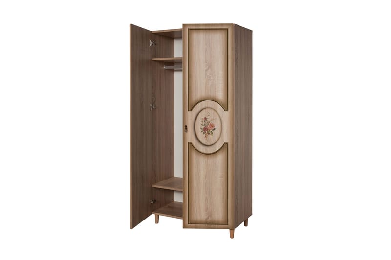 Vellavie Garderobe Roser - Mørkebrun - Oppbevaring - Garderober & garderobesystem
