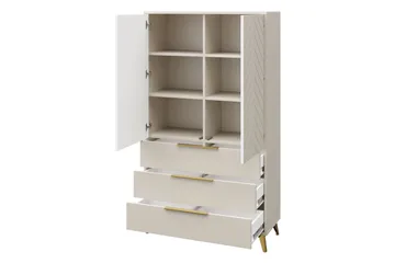Vemdalen Garderobe 104 cm - Sand beige - Oppbevaring - Garderober & garderobesystem