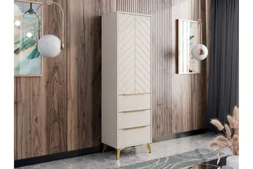 Vemdalen Garderobe 54 cm - Sand beige - Oppbevaring - Garderober & garderobesystem