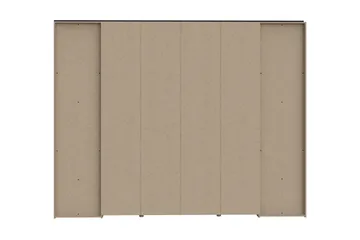 Vergina Garderobe 62x280 cm - Brun/Svart - Oppbevaring - Garderober & garderobesystem