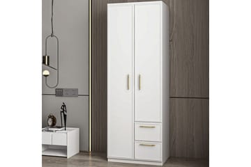 Vespera Garderobe 60x171,8 cm - Hvit - Oppbevaring - Garderober & garderobesystem