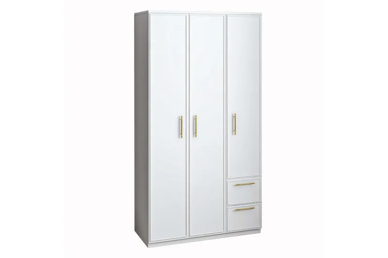 Vespera Garderobe 90x171,8 cm - Hvit - Oppbevaring - Garderober & garderobesystem