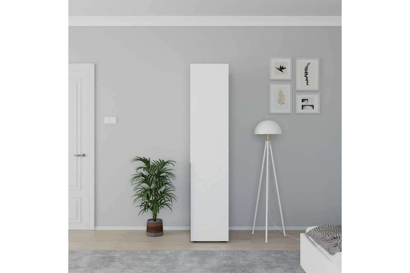 Vornic Garderobe 45x210 cm - Hvit - Oppbevaring - Garderober & garderobesystem