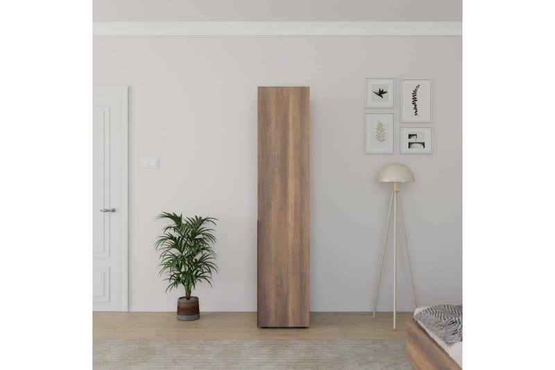 Vornic Garderobe 45x210 cm, Valnøtt