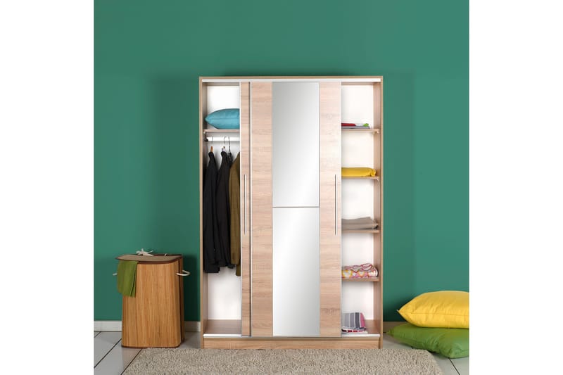 Wardrobe Eik-Sonoma - Natur - Oppbevaring - Garderober & garderobesystem