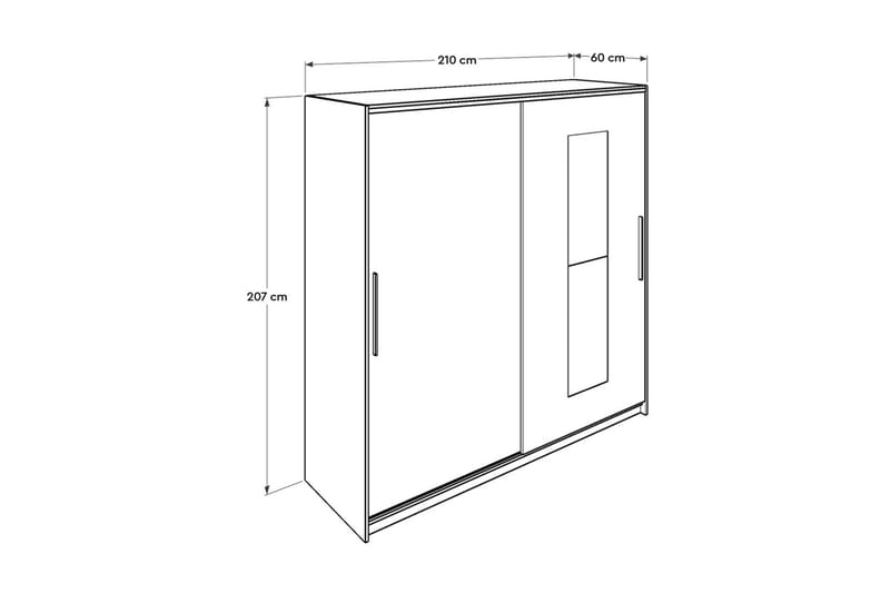 Wardrobe Hvit - Hvit - Oppbevaring - Garderober & garderobesystem