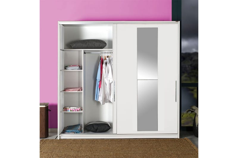 Wardrobe Hvit - Hvit - Oppbevaring - Garderober & garderobesystem