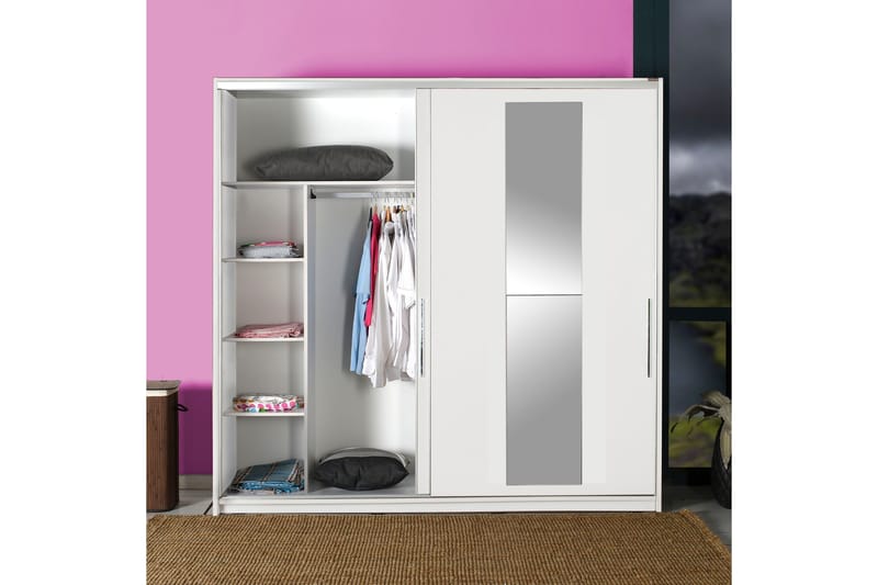 Wardrobe Hvit - Hvit - Oppbevaring - Garderober & garderobesystem