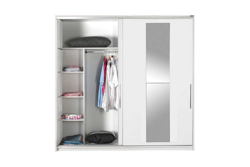 Wardrobe Hvit - Hvit - Oppbevaring - Garderober & garderobesystem