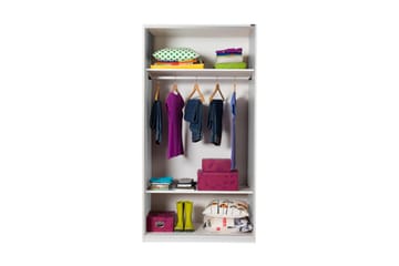 Wardrobe Hvit - Hvit - Oppbevaring - Garderober & garderobesystem