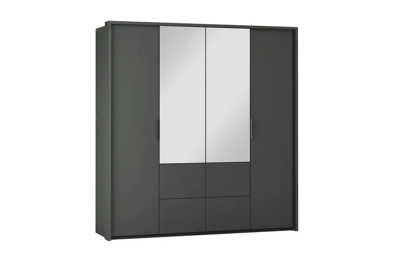 Wedena Garderobeskap 208 cm, Grå
