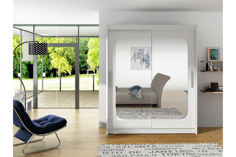 West Garderobe 150x58x200 cm - Oppbevaring - Garderober & garderobesystem