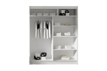 West Garderobe 150x58x200 cm - Oppbevaring - Garderober & garderobesystem