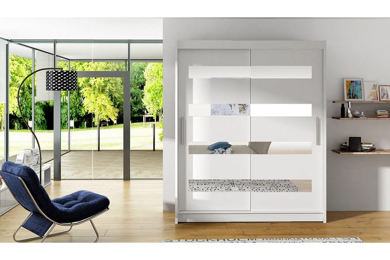 West Garderobe 150x58x200 cm - Oppbevaring - Garderober & garderobesystem