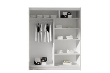 Westa Garderob 150x58x200 cm - Beige / Hvit - Oppbevaring - Garderober & garderobesystem