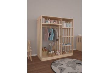 Winters Garderobe 90x100 cm - Natur - Oppbevaring - Garderober & garderobesystem