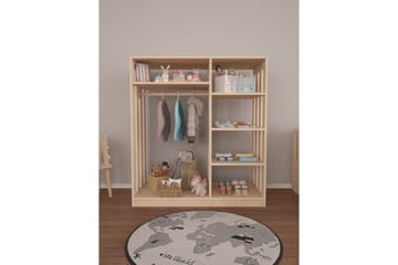 Winters Garderobe 90x100 cm - Natur - Oppbevaring - Garderober & garderobesystem