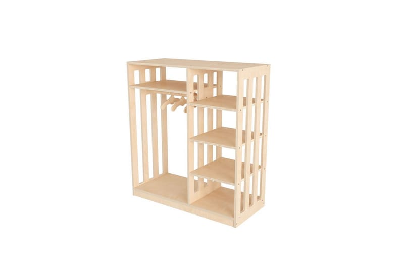 Winters Garderobe 90x100 cm - Natur - Oppbevaring - Garderober & garderobesystem