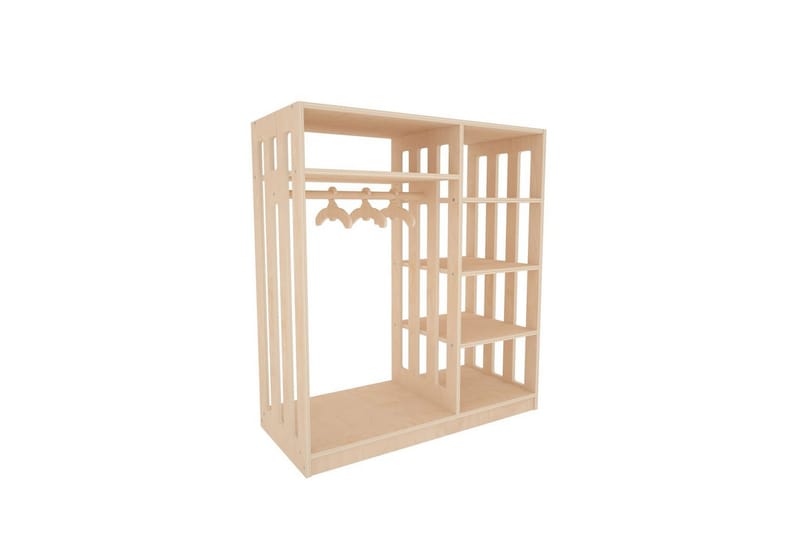 Winters Garderobe 90x100 cm - Natur - Oppbevaring - Garderober & garderobesystem
