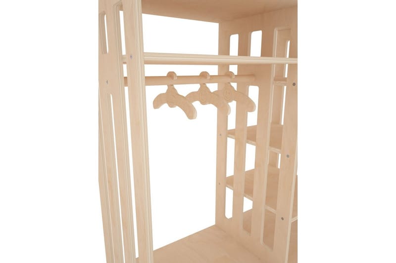 Winters Garderobe 90x100 cm - Natur - Oppbevaring - Garderober & garderobesystem