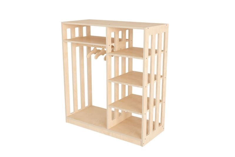 Winters Garderobe 90x100 cm - Natur - Oppbevaring - Garderober & garderobesystem
