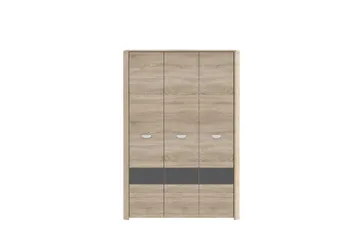 Yazmene Garderobe 133x194 cm - Brun - Oppbevaring - Garderober & garderobesystem