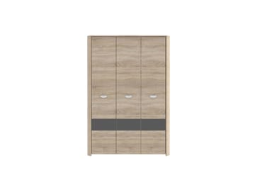 Yazmene Garderobe 133x194 cm - Brun - Oppbevaring - Garderober & garderobesystem