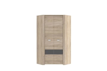 Yazmene Garderobe 95x81 cm - Brun - Oppbevaring - Garderober & garderobesystem
