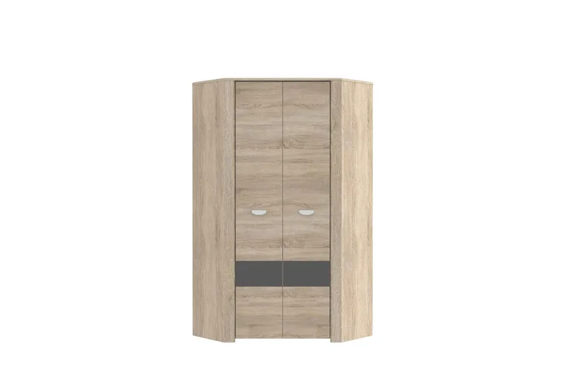 Yazmene Garderobe 95x81 cm - Brun - Oppbevaring - Garderober & garderobesystem