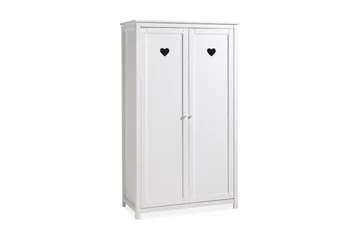 Yolonda Garderobe 2 Dører - Hvit - Oppbevaring - Garderober & garderobesystem