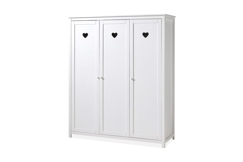 Yolonda Garderobe 3 Dører, Hvit