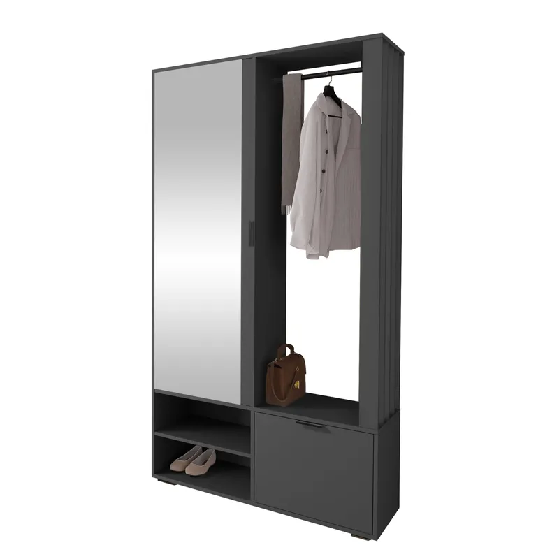 garderobeskap Garderobe MILO grå